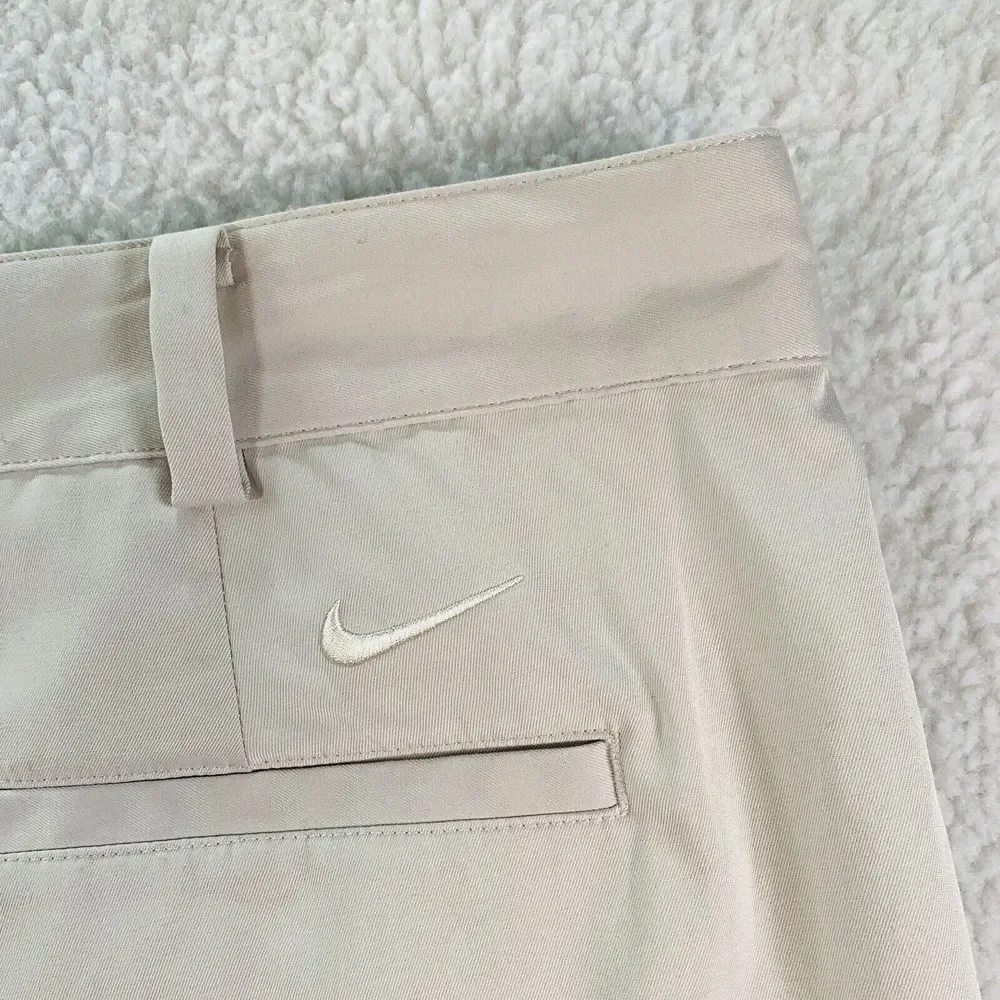NikeGolf Mens Size‎ 40 Shorts Dri Fit Style FA1204HKC Polyester Tan